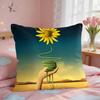 SSalvador Dali Abstract Cushion Cover Square Short Plush Pillow Case Living Room Sofa Home Decor Funda X