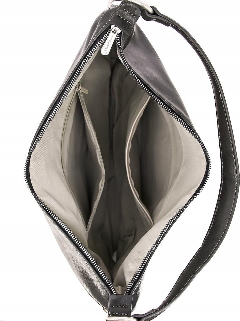 David Jones women's shoulder bag, eco-leather, black