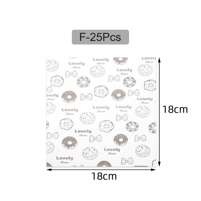 25 Sheets Deli Paper, Grease-Proof Parchment Paper Basket Liners, Food Wrappers for Sandwich, Chip, Burger & Fries, Baking Tools