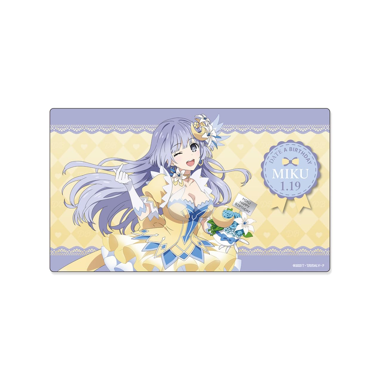

Date A Birthday 202501 Rubber Mat Miku
