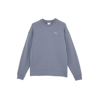 Puma X Kazuki Kuraishi Herbst/Winter 23 Metallic Elephant Print Rundhals-Sweatshirt Unisex Tops Grau 622907-92