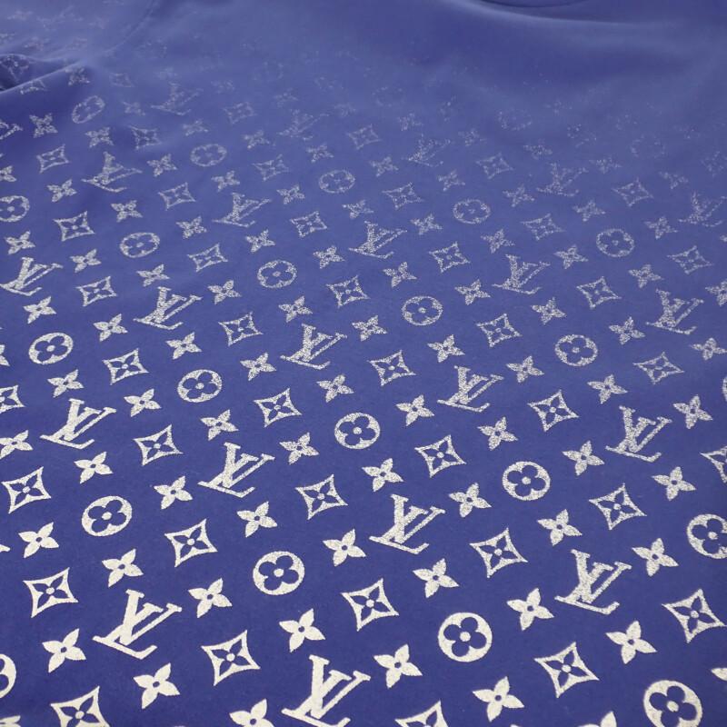 LOUIS VUITTON  1AA51Q M Short sleeve T-shirt Blue petrol cotton mens