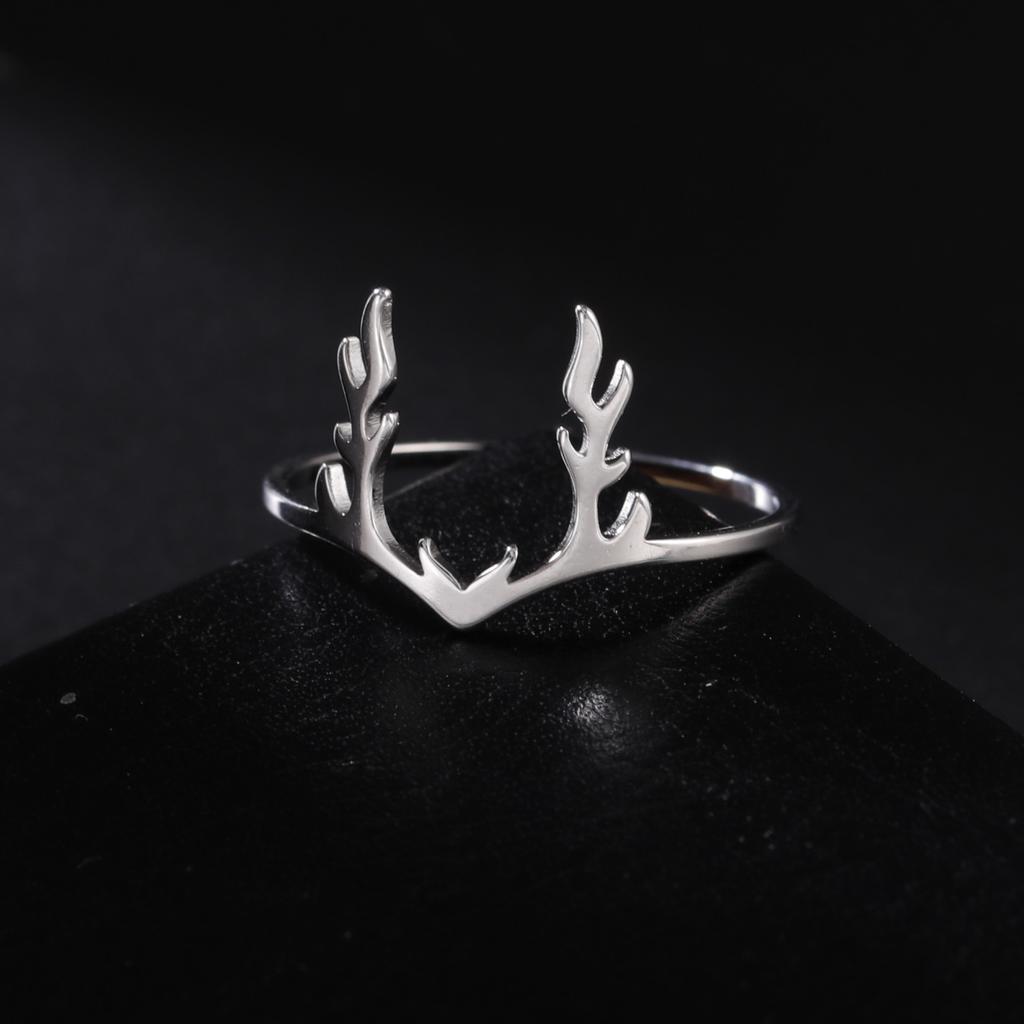 Cazador Stainless Steel Crescent Moon Phase Rings for Women Vintage Jewelry New in Rings Party Anniversary Birthday Gift 2026