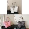 Street Style Large Capacity Pu Tote Bag For Daily Use Womens Shoulder Handbag