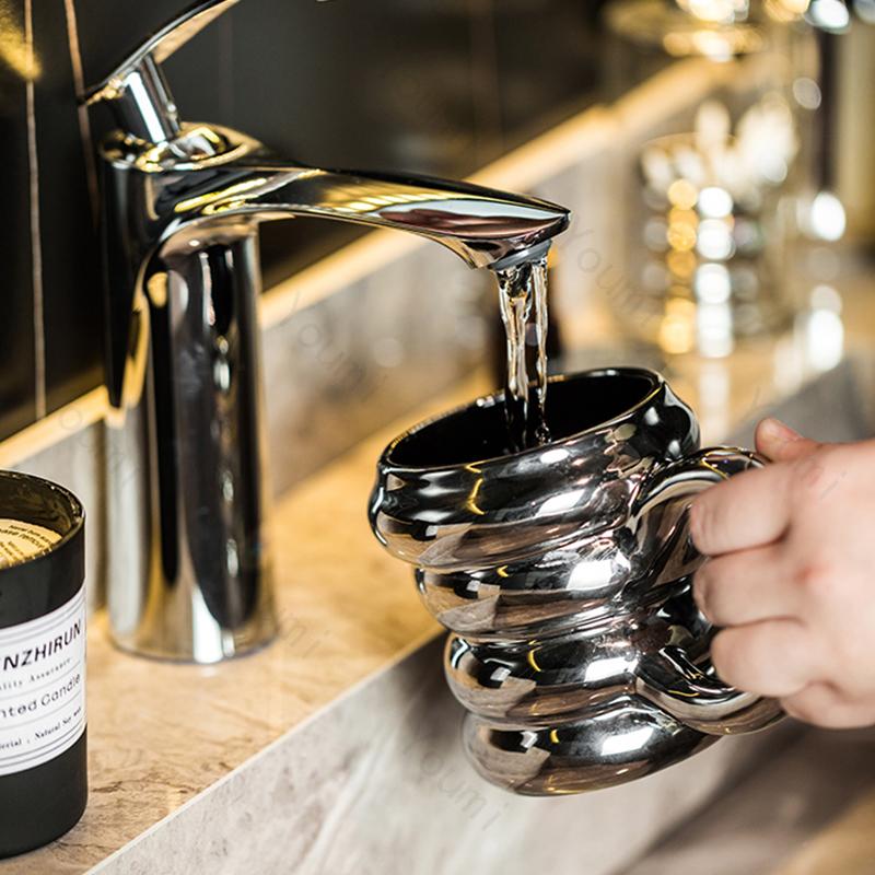 Módní Roztomilé Keramické Kelímky na Ústní Vodu Lehký Luxus Kreativní Koupelnové Úložiště Kelímek na Ústní Vodu Domov Špičkové Vynikající Hrnky