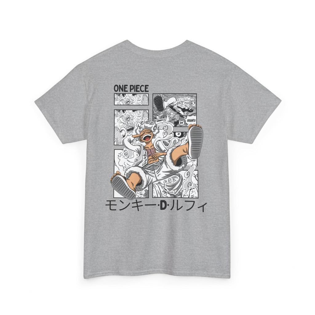 One Piece Japanese Anime 2026 Summer New100cotton Tshirt Fifth gear Luffy pattern unisex popular short sleeves loose Y2K shirt