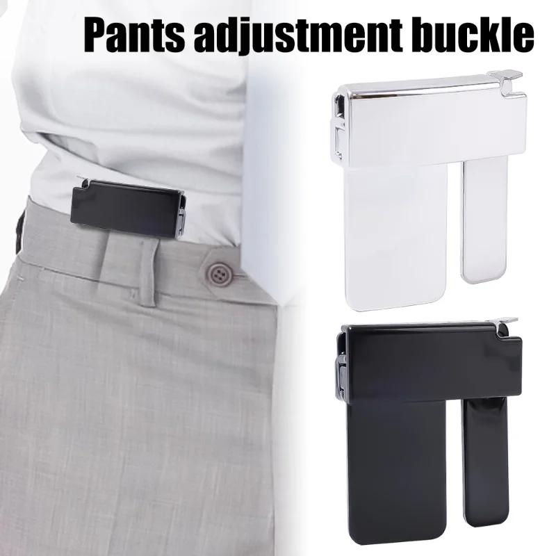 Faul Anziehen Hosenbund Verstellbare Schnalle Taillenschnalle Clip Unisex Faltbarer Elastischer Gürtelclip Bekleidung Nähzubehör Teile