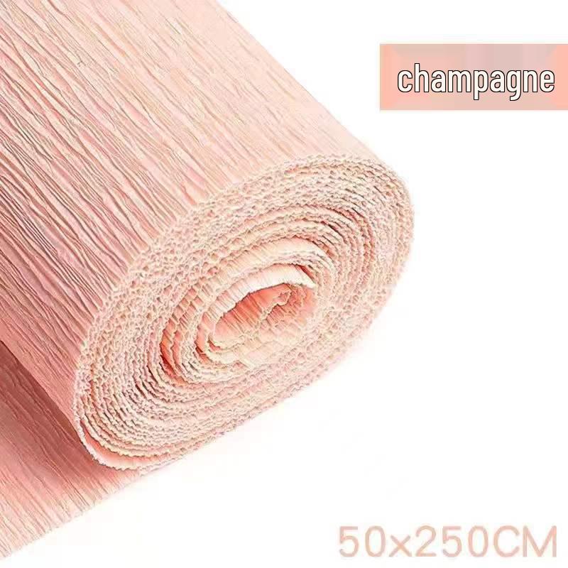 Thickened Colored Crepe Paper for DIY Rose Origami and Kindergarten Crafts