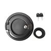 Easy Installation Locking Gas Tanks Door Corrosion Resistant Gas Fuel Door Covers With Security Lock For JLU 2018-2023