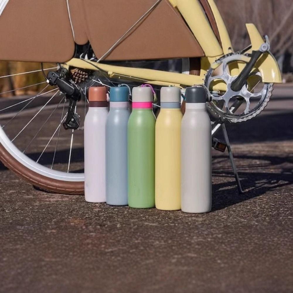 Leak-Proof Insulated Bottle Stainless Steel Vacuum Flask Bottle Water Cup  Outdoor Activities