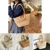 Elegant Vintage Woven Tote Bag Large Capacity Fashion Shoulder Bag For Women
