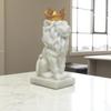 Lion Statue (8.5 Inch) | Decorative Lion Sculpture & Figurine for Home Decor | Modern Tabletop Showpiece