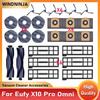 Para Acessórios do Robô Aspirador Eufy X10 Pro Omni Escova Principal Rolo Escovas Laterais Panos de Mopa Filtros HEPA Sacos de Pó Peças de Reposição