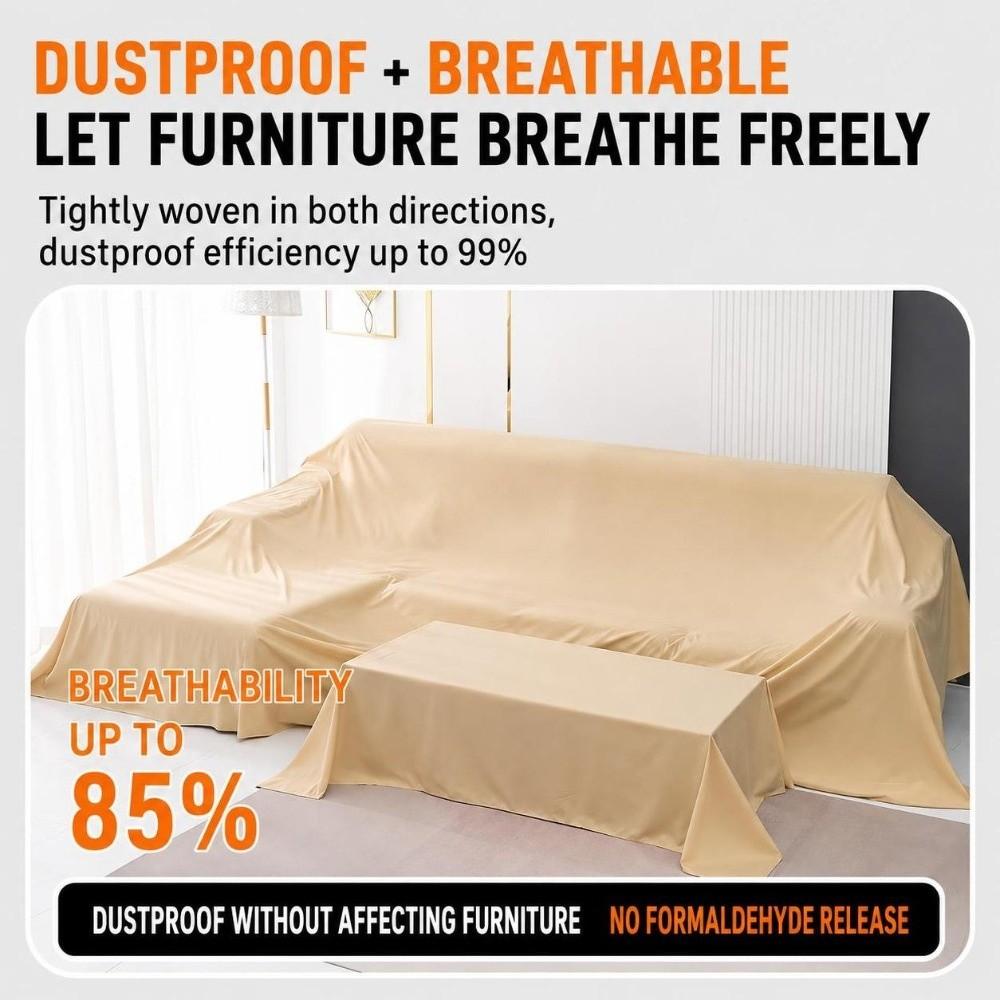 Breathable Fabric Dust Proof Sheet Washable Cloth Anti‑Dust Cloth Outdoor Garden