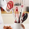 Koreanische Grillschere, Clip, Grillzange und Ölpinsel-Set zum Kochen, multifunktionales Silikon-Camping-BBQ-Werkzeug, Küchenzubehör