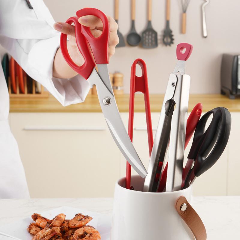 Koreanische Grillschere, Clip, Grillzange und Ölpinsel-Set zum Kochen, multifunktionales Silikon-Camping-BBQ-Werkzeug, Küchenzubehör