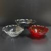 Colored Transparent Plastic Salad and Dessert Bowl Set