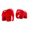 Ceramic Elephant Figurine Elephant Statues Animal Sculptures Collectibles Table Ornament for Home Office Decorations