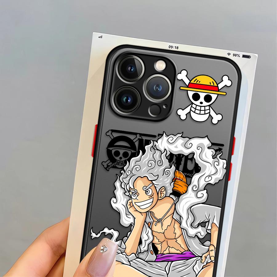 One Piece Luffy Cool Case for iPhone 17 Pro Max 16 Plus XS XR 14 12 15 Air 7 8 SE 11 13 Mini Funda Back Phone Cover