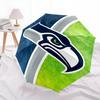 Seattle Seahawks pattern, automatic folding umbrella, portable and foldable design, 8 ribs, a Christmas or birthday gift.