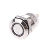 12 mm vanntett metall trykknappbryter LED-lys momentan låsing bil motor strømbryter metall låsende trykknappbryter