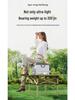 Adjustable Height Portable Folding Camping Table - Egg Roll Design