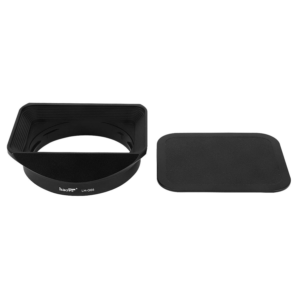 

Haoge Bayonet Metal Square Lens Hood Shade and Cap for Fujifilm Fuji Fujinon GF 63mm R WR and GF 45mm R WR Lens LH-G65 F2.8 F2.8