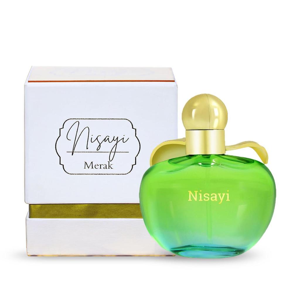Profumo Lussuoso Premium Merak per Uomo e Donna | Profumo Fresco Fruttato e Aromatico a Lunga Durata | Note di Limone, Rosa, Legno di Agar e Cioccolato Fondente |