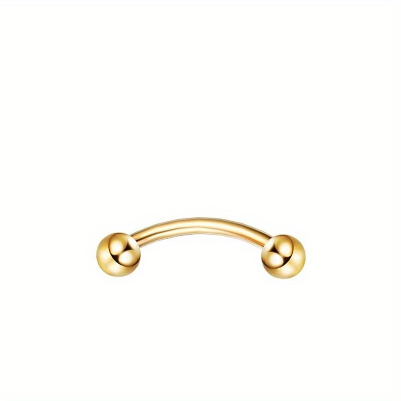 Drperfect 1 st Rostfritt Stål Rook Läppring Brosk Daith Tragus Ögonbryn Piercing Smycken Hypoallergen