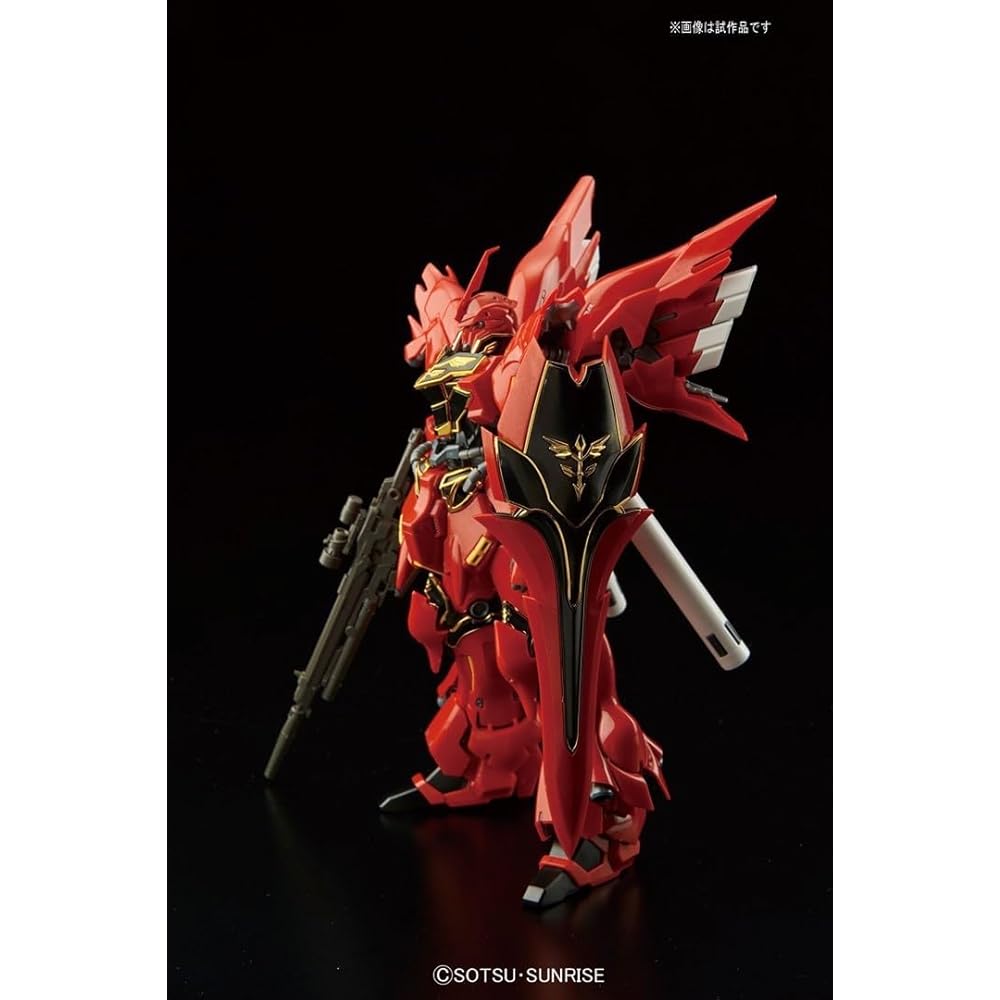 RG Gundam UC MSN-06S Sinanju 1/144 Scale Color-Coded Plastic Model Kit