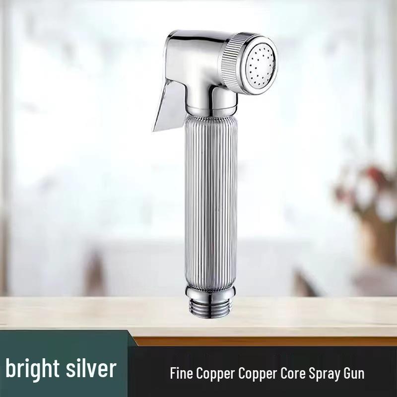 High-Pressure Toilet Companion Spray & Faucet Set with Double Switch Angle Valve