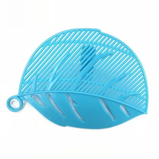 Kitchen Leaf Shape Rice Wash Sieve Strainer Noodles Beans Peas Cleaning Tool