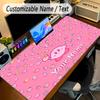 Large Mouse PadKirby Custom Name Text Personalized Desk Mat Non Slip Gaming Pad
