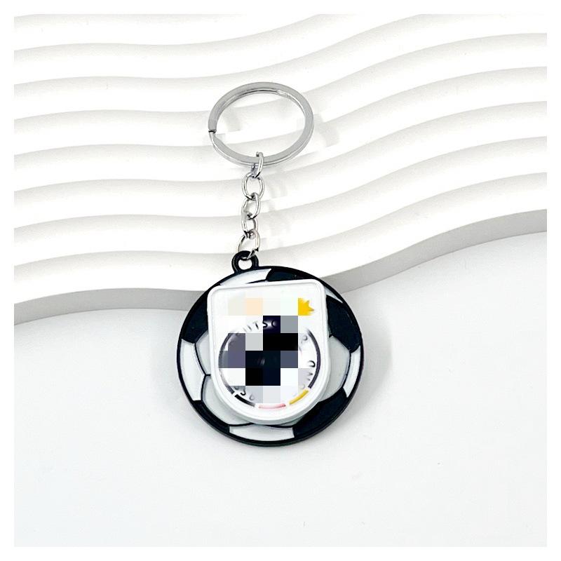 Chelsea AC Milan Barcelona Messi Real Madrid Ronaldo Football Keychain Turning Fan Pendant Blind Box Gift