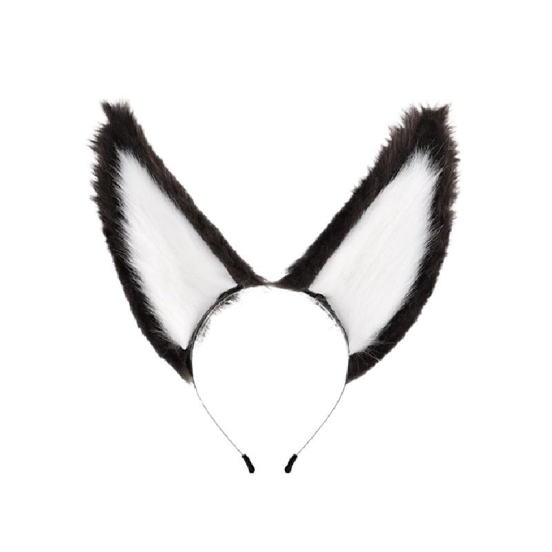 Rail Honkai Star Tingyun Cosplay Plush Fox Ear Headband Furry Tail Accessories