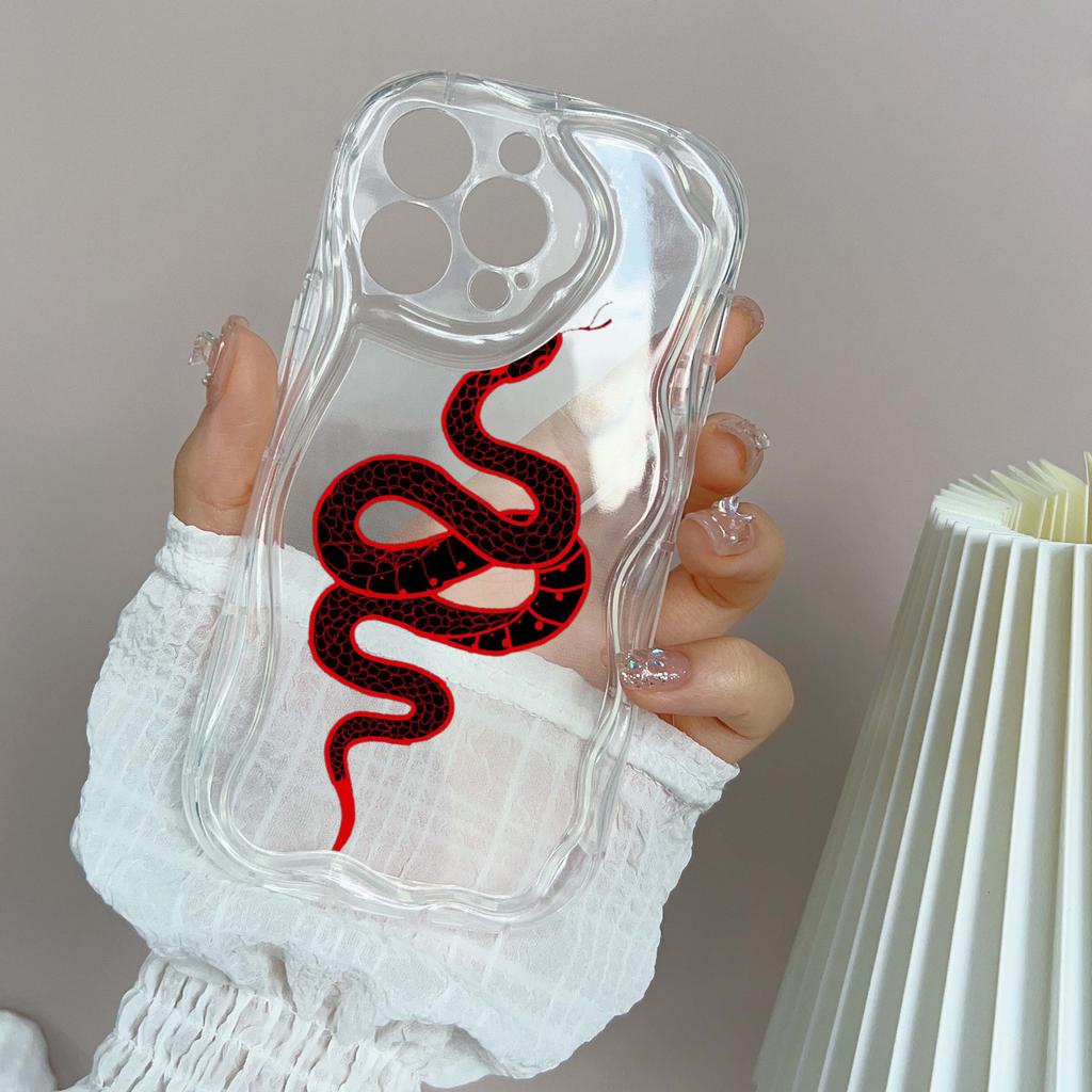 N73 Schwarzgold Schlangenmuster Weiche Wellenförmige Handyhüllen für iPhone 14 Pro Max 13 mini 15 Plus XR 7 8 6 XS Max 12 11 Schutz-Bumper-Hülle