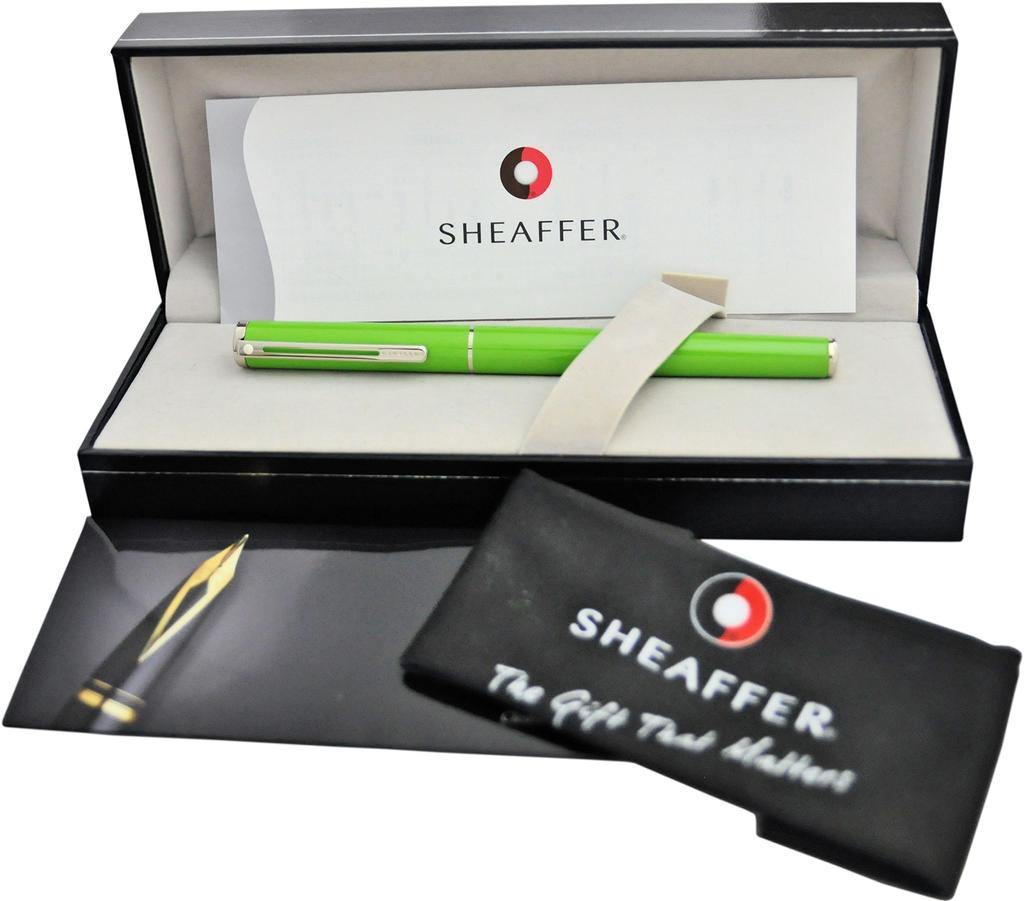 Sheaffer Fountain Medium Fashion Officially Imported AGIO9081PN-M Dual-Use Pen, Nib, Green,