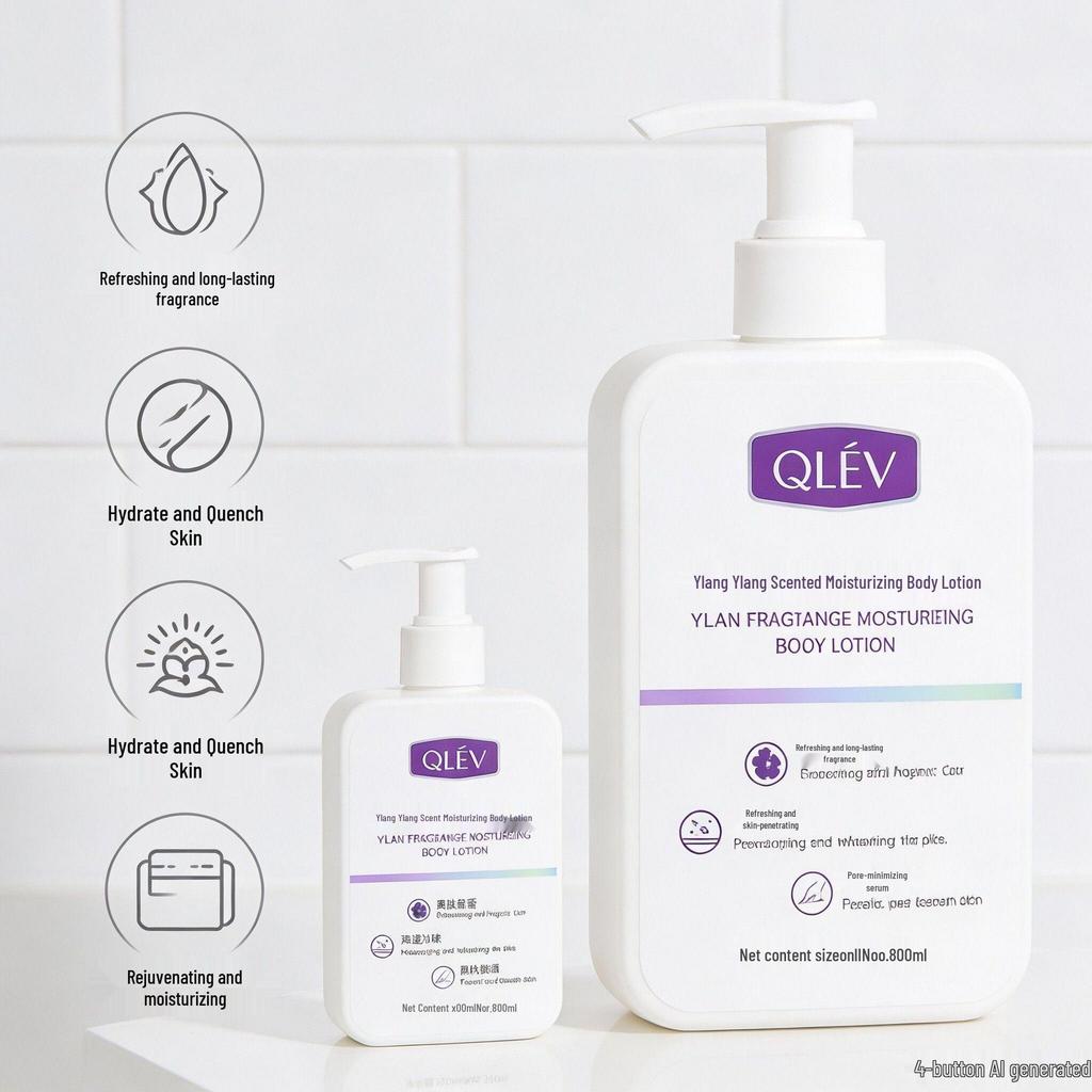 Best-Selling Ylang Ylang Scented Body Lotion, Long-Lasting, Moisturizing, and Nourishing for Dry Skin in Autumn and Winter