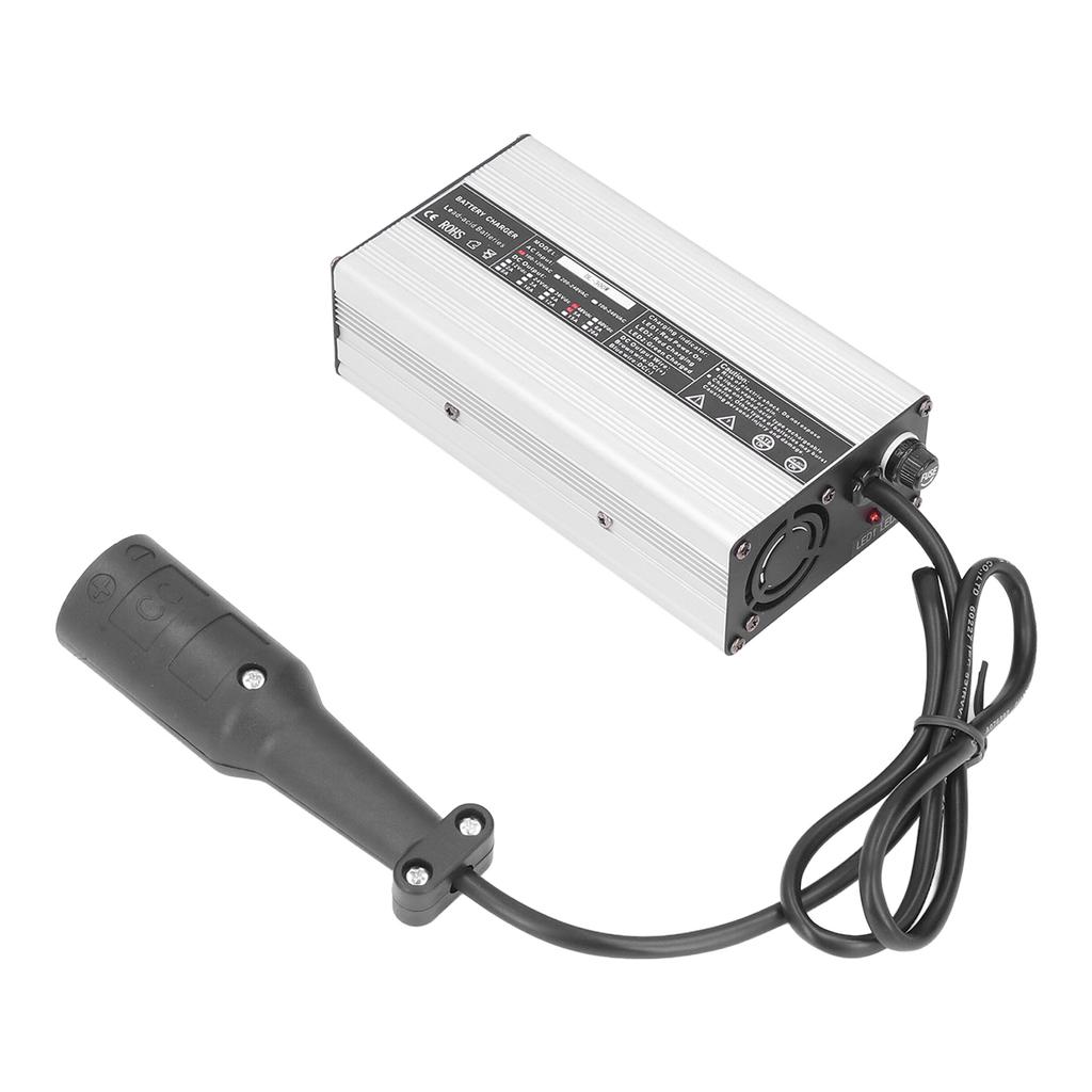 Club Car Battery Charger 48V 5A 3 Pin Round Aluminium   60HZ Replacement for Precedent 2004‑2014