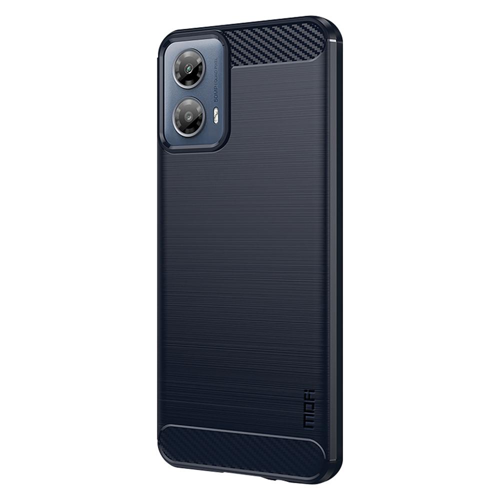 

MOFI JK TPU Series-1 For Motorola Moto G45 5G/G34 5G TPU Case Carbon Fiber Texture Blue