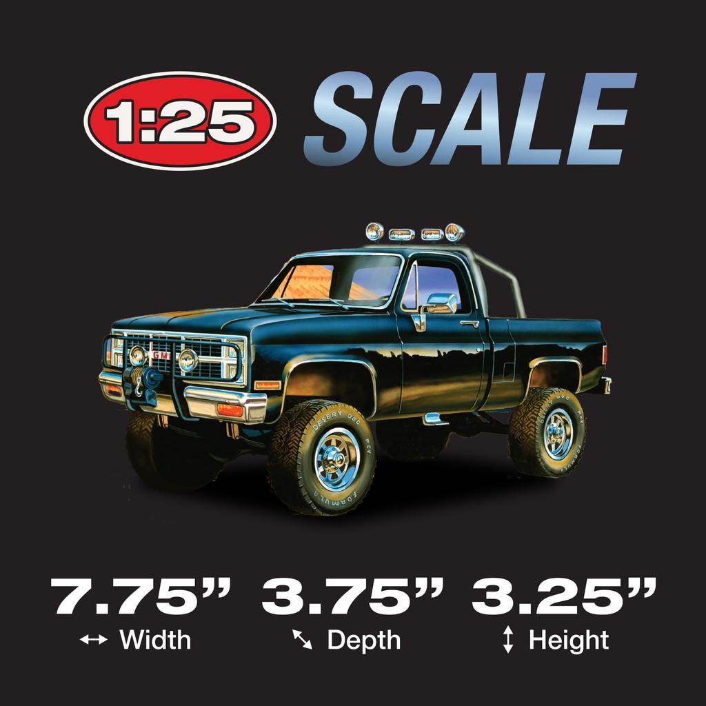 MPC848 1984 GMC Pickup Truck 1/25 (molding Color Black)