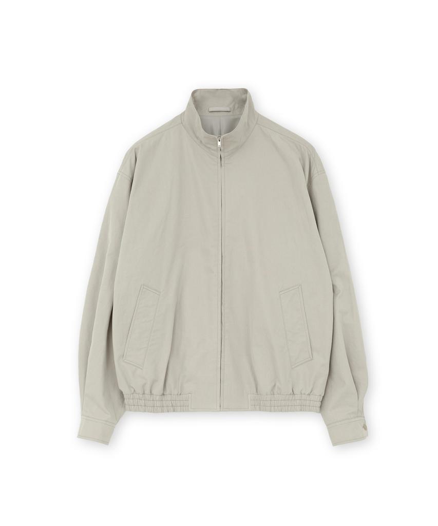Brownyard Stand Collar Blouson, Stone