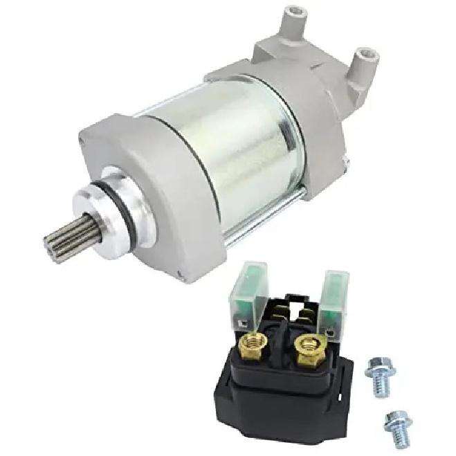 Starter Motor & Relay for Yamaha 2004-2006 R1 YZFR1 YZF-R1 50th Anniversary Limited Edition 5VY-81890-00-00 5VY-81890-01-00