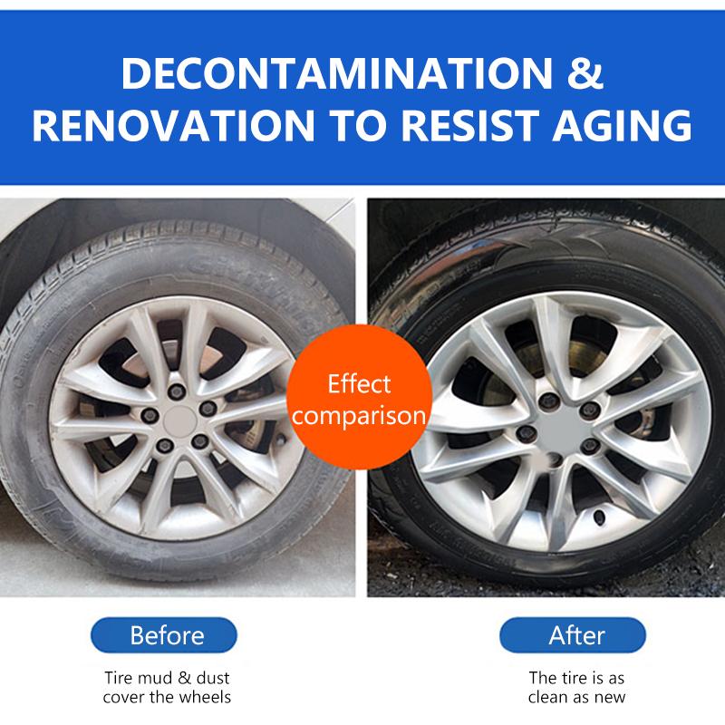 SEAMETAL Car Tyre Rim Cleaning Brush Non-slip Long-handle Brush Car / Bike Wheel Hub Cleaning Washing Tools