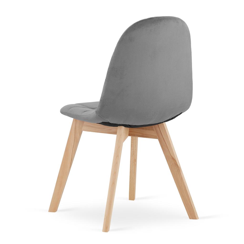 BORA chair - dark gray velvet x 1