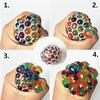 Anti Stress Face Reliever Grape Ball Autism Mood Squeeze Relief Toy