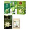 Set de degustación de latte de matcha 4 tipos (Starbucks Tsujiri Tullys Blendy) + 1 bolsita de té dokudami