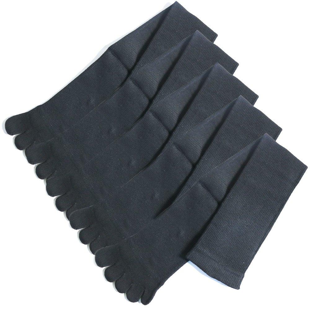 

Компрессионные высокие носки, набор из 5 штук [box408], женские носки, носки с пятью пальцами, чёрный