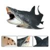 Movable Jaw Ocean Animals Model Simulation Big Shark Figure Megalodon Action Figure  Kids Toy