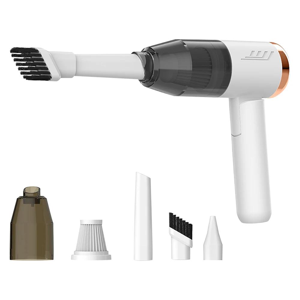 

Многофункциональный ручной автомобильный пылесос, беспроводной мини-пылесос, воздуходувка, автомобильные аксессуары, пылесос с высокой мощностью всасывания для дома и автомобиля белый